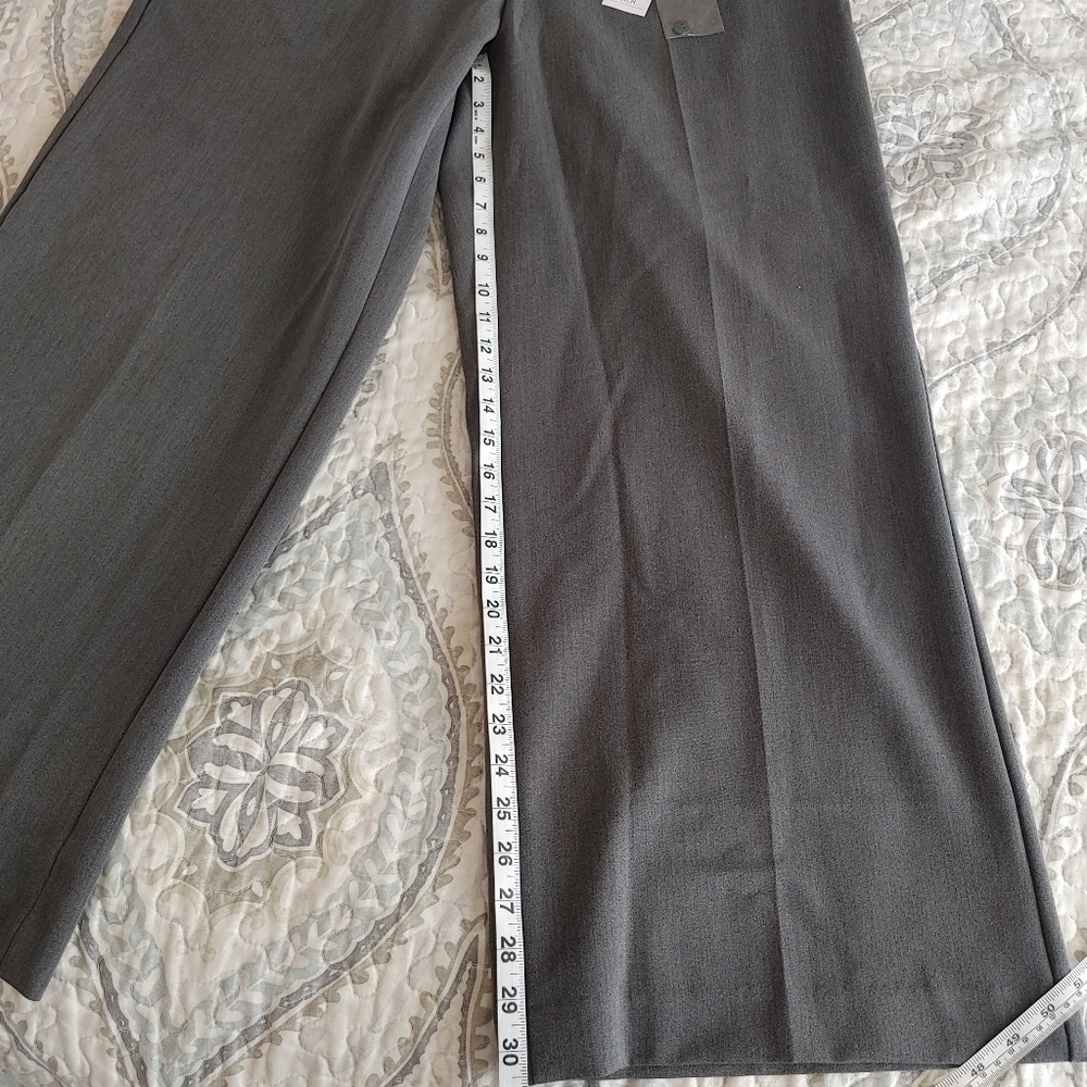 Gray wide-leg dress pants Lane Bryant 12